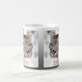 Portrait de léopard de neige Big Cat Mug (Centre)
