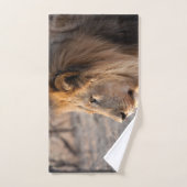 Portrait de Lion (Serviette à main)