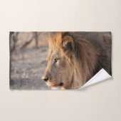 Portrait de Lion (Serviette à main)