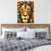 Portrait de lion Art mural (Insitu(Chambre))