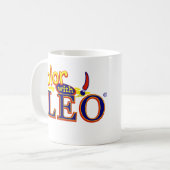 Portrait de Lion avec la tasse de logo (Devant gauche)