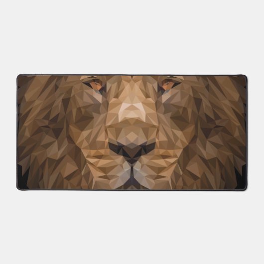 Portrait de lion géométrique (Recto)