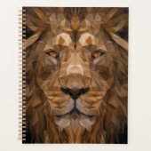 Portrait de lion géométrique (Devant)