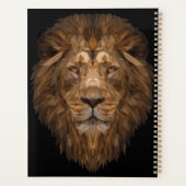 Portrait de lion géométrique (Dos)