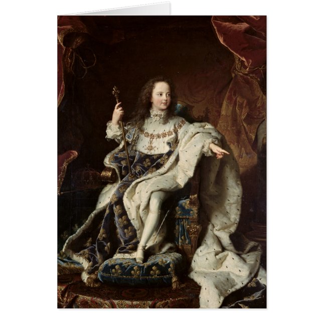 Portrait de Louis XV dans des robes longues de (Devant)