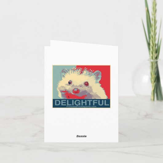 Portrait de Madame With une carte de hérisson (Dos)