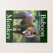 Portrait de Mandrill en Puzzle