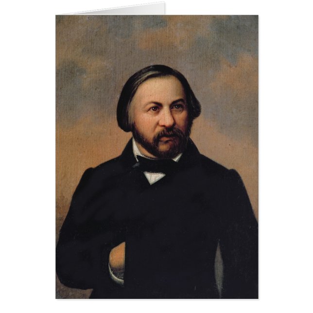Portrait de Mikhail Ivanovich Glinka, 1850s (Devant)
