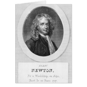 Portrait de monsieur Isaac Newton