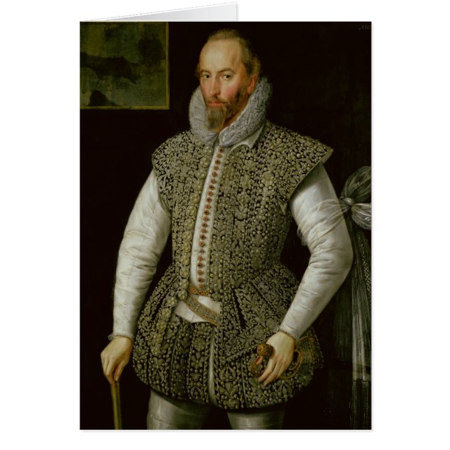 Portrait de monsieur Walter Raleigh, 1598 (Devant)