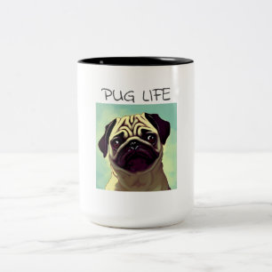 Portrait de Mug de Carlin précieux et coupé