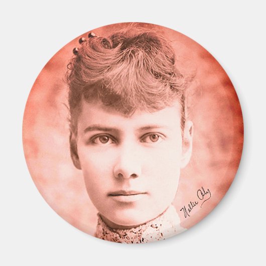 Portrait de Nellie Bly Magnet (Devant)