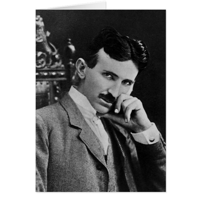Portrait de Nikola Tesla (Devant)