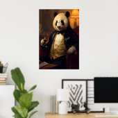 Portrait de Panda Aristocratique, Décoration Mural (Bureau à domicile)