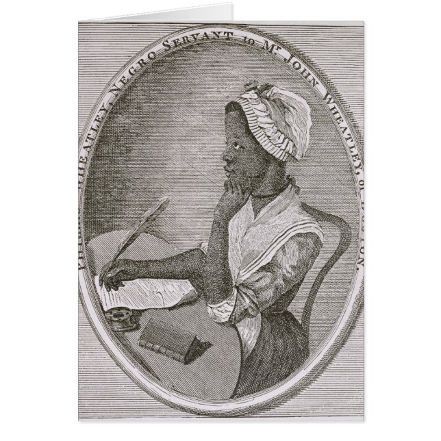 Portrait de Phillis Wheatley (Devant)