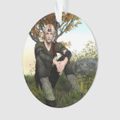 Portrait de prince de fantasy médiéval forestier (devant)