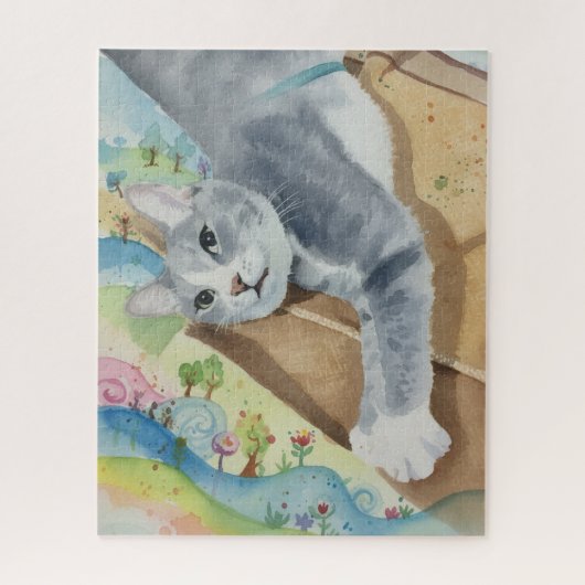 Portrait de Puzzle de Chat (Vertical)