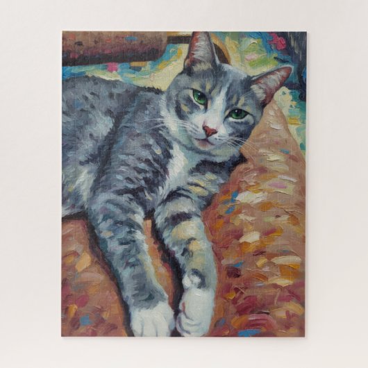 Portrait de Puzzle de Chat (Vertical)