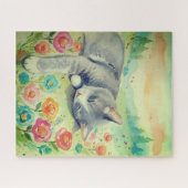 Portrait de Puzzle de Chat (Horizontal)