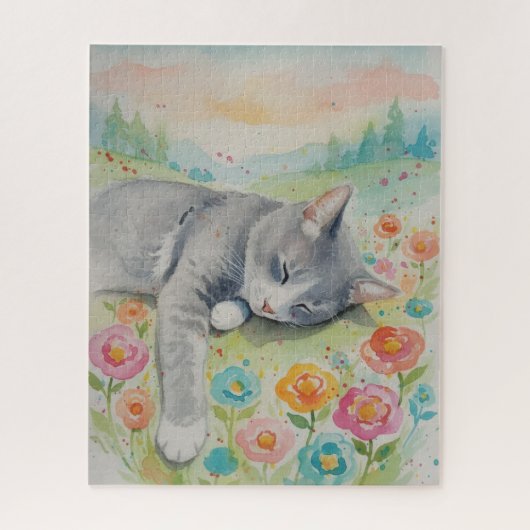 Portrait de Puzzle de Chat (Vertical)