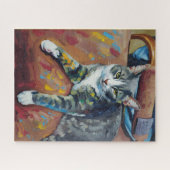 Portrait de Puzzle de Chat (Horizontal)