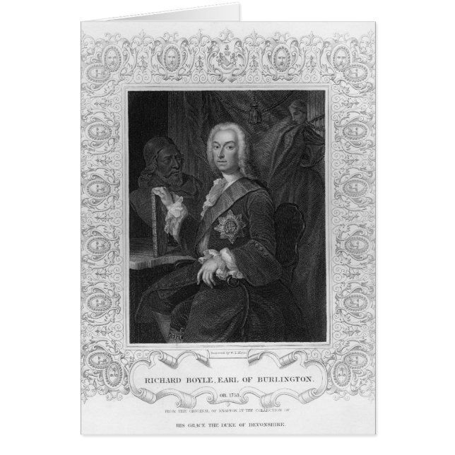 Portrait de Richard Boyle, comte de Burlington (Devant)