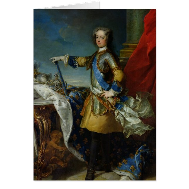 Portrait de roi de Louis XV de la France, c.1727 (Devant)