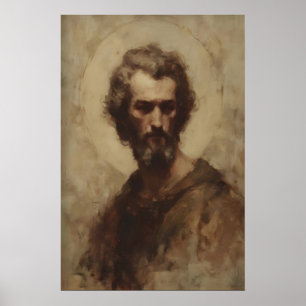 Portrait de Saint Joseph, Art mural chrétien