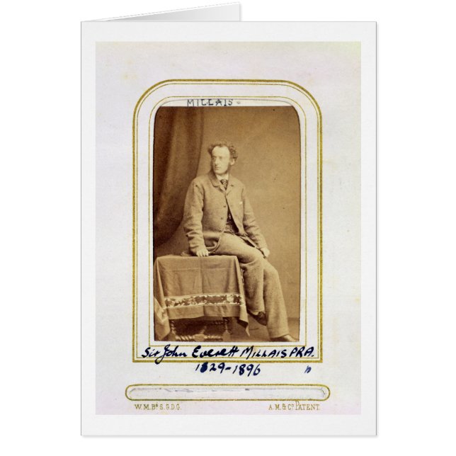 Portrait de sir John Everett Millais (1829-1896) ( (Devant)