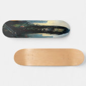 Portrait de skateboard d'une fille Zombie (Horz)