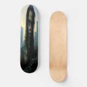 Portrait de skateboard d'une fille Zombie (Recto)