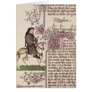 Portrait de télécopie de Geoffrey Chaucer de