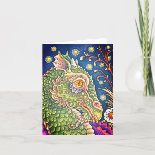 PORTRAIT DE TÊTE DE DRAGON MÉDIÉVAL, IMAGINAIRE SI (Devant)