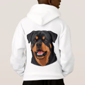 Portrait de tête de Rottweiler (Dos)