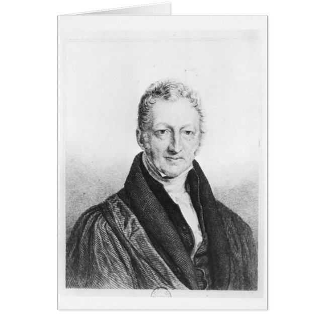 Portrait de Thomas Robert Malthus (Devant)