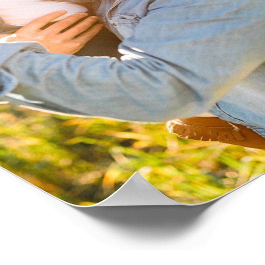 Portrait de votre affiche murale photo (Coin)