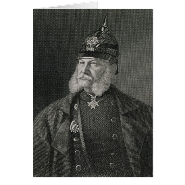Portrait de William I roi de Prusse (Devant)