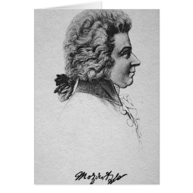 Portrait de Wolfgang Amadeus Mozart (Devant)