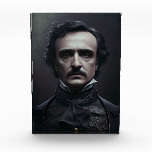 Portrait d'Edgar Allan Poe Bloc photo