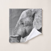 Portrait d'éléphant (Gant de toilette)