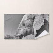 Portrait d'éléphant (Serviette à main)