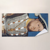 Portrait d'Henri VIII d'Angleterre, Holbein (Serviette de bain)