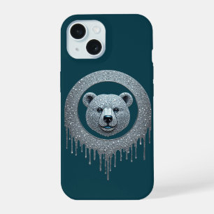 Portrait d'ours abstrait qui dégouline Bold Art fa