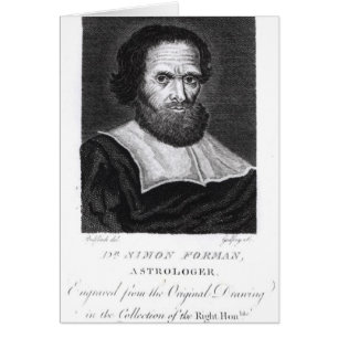 Portrait Dr Simon Forman gravé par Godfrey