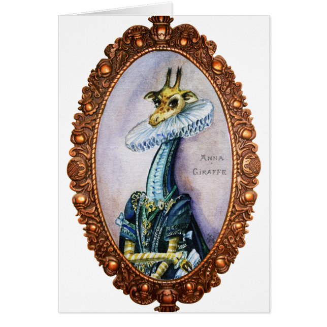 Portrait du baroque de girafe (Devant)