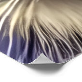 Portrait du chat à oeil jaune | AI Art Poster (Coin)