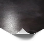 Portrait du cheval friésien - Poster (Coin)