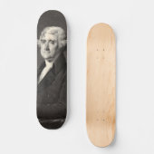 Portrait du skateboard de Thomas Jefferson (Recto)