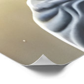 Portrait d'un alien gris | AI Art Poster (Coin)