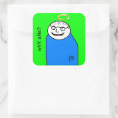 Portrait d'un autocollant ami (Sac)